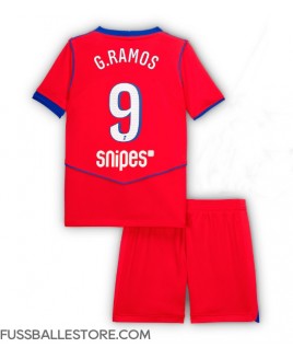 Günstige Paris Saint-Germain Goncalo Ramos #9 3rd trikot Kinder 2025-26 Kurzarm (+ Kurze Hosen)